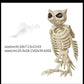 Hot Skeleton Tier 100% Plastik Tier Skelett Knochen Horror Halloween Weihnachten Requisite Tier Krähe Skelett Dekoration Neujahr