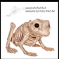 Hot Skeleton Tier 100% Plastik Tier Skelett Knochen Horror Halloween Weihnachten Requisite Tier Krähe Skelett Dekoration Neujahr