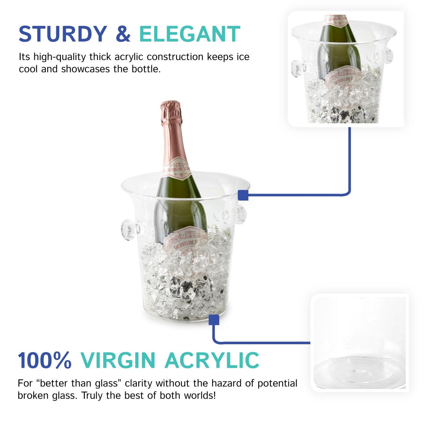 Frendorf | 3 1/2-Qt. Champagner-Eimer
