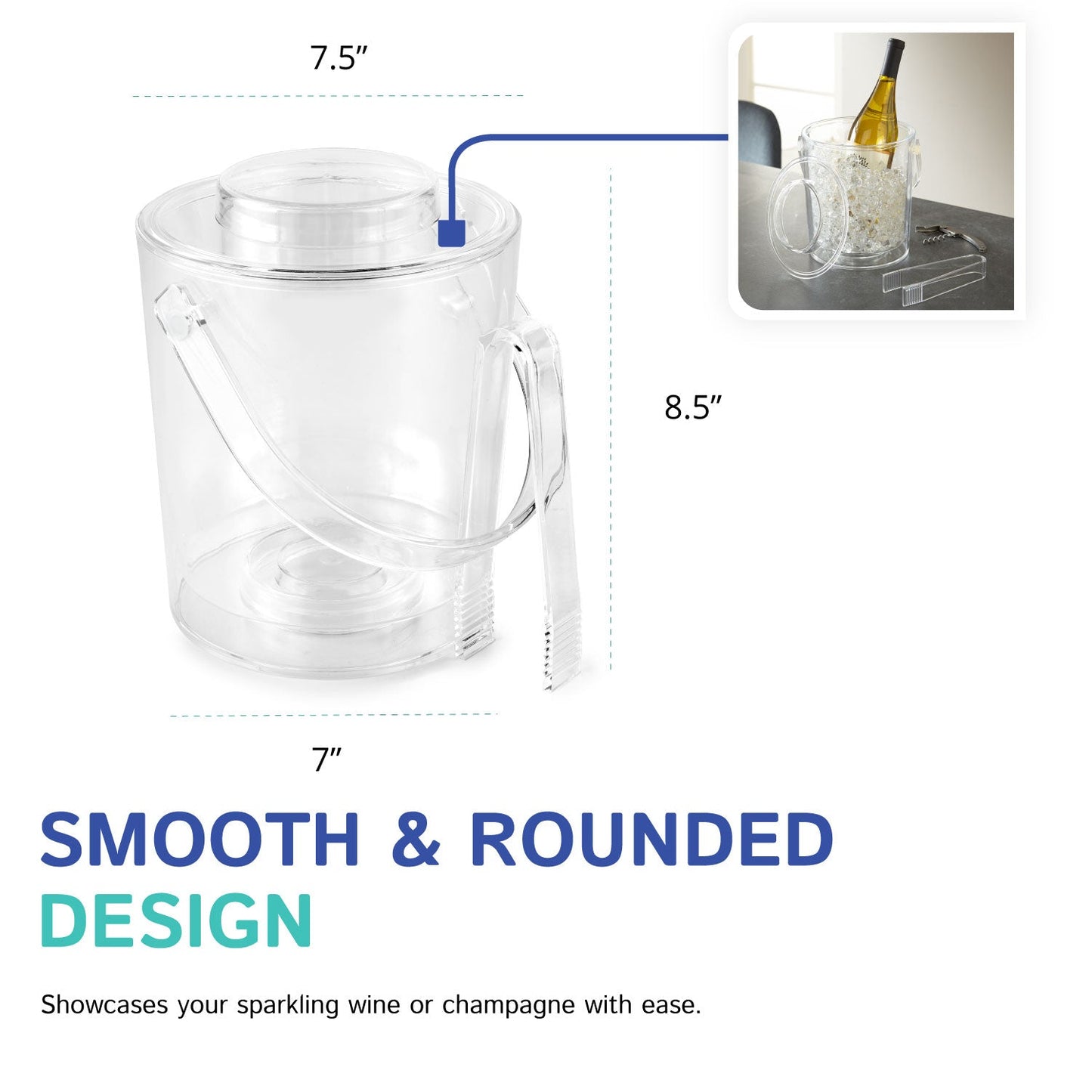 Frendorf | 3-Qt. Eiskübel mit Zange