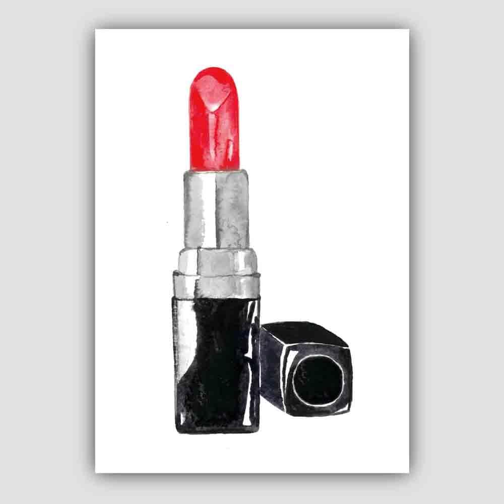 Roter Lippenstift Poster