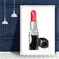 Roter Lippenstift Poster