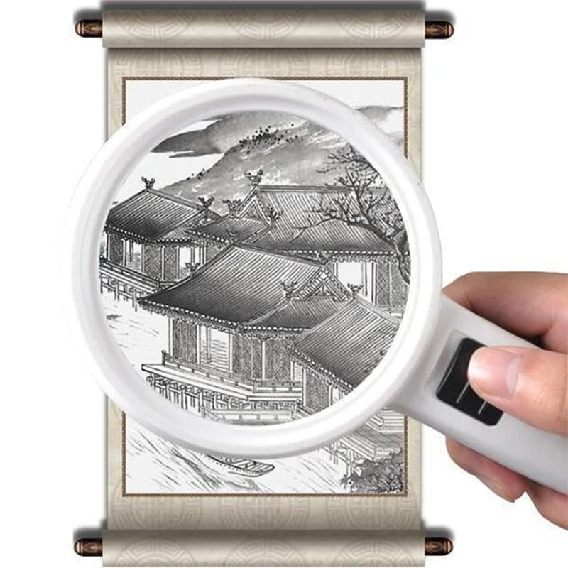 Frendorf | 30x optisches Vergrößerungsglas mit LED-Licht