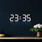 LumiSync 3D LED Wanduhr – Moderne Digitale Uhr mit Dimmbarer Beleuchtung