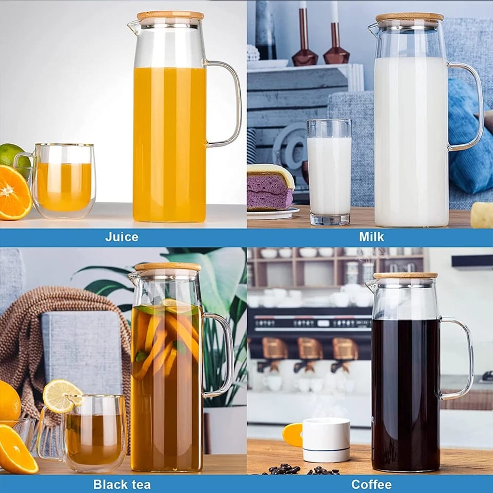 1.2L hitzebeständiger Glaskrug