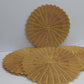 6-teiliges Set Dickere Rattan Tischset