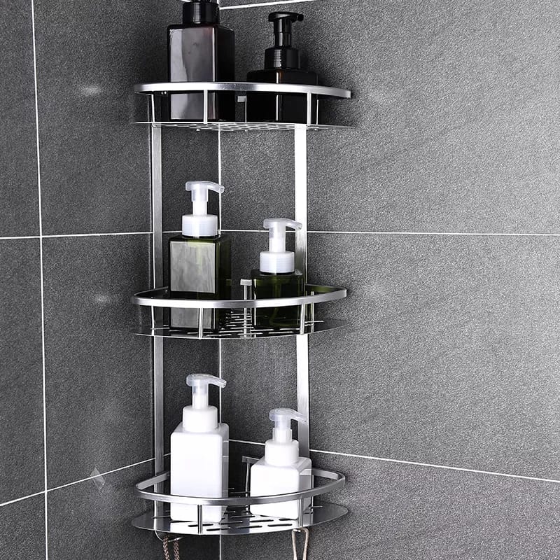 3-Lagen Raumaluminium Badezimmer-Eckregal
