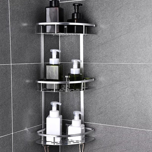 3-Lagen Raumaluminium Badezimmer-Eckregal