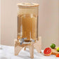 3,6 L Glasbehälter mit Bambusständer