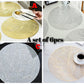 6 Stück Vlies Tischsets
