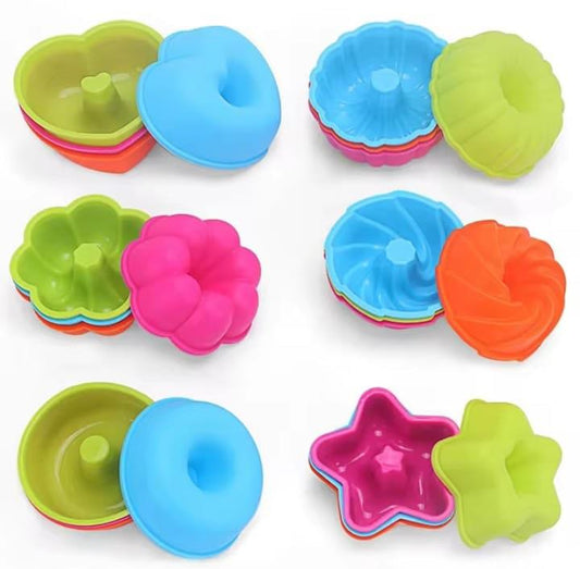 Frendorf | 24 Stück Backkuchen Silikonform