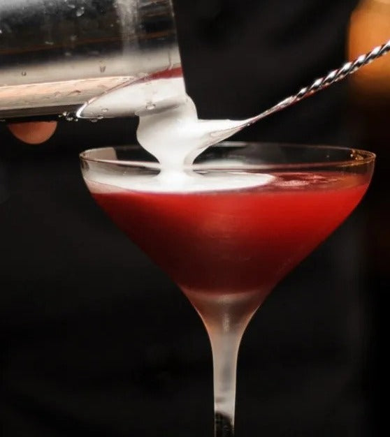 Frendorf | Stylische Silber Cocktail Mixlöffel Set von 2 - Wiederverwendbarer Edelstahl, Ideal zum Mischen von Getränken, Verfügbar in Gold, Silber, Roségold und Schwarz