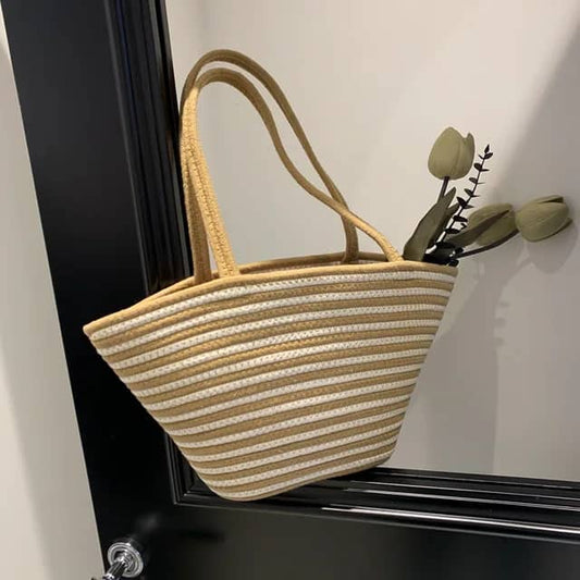 Strohgewebte Tasche-