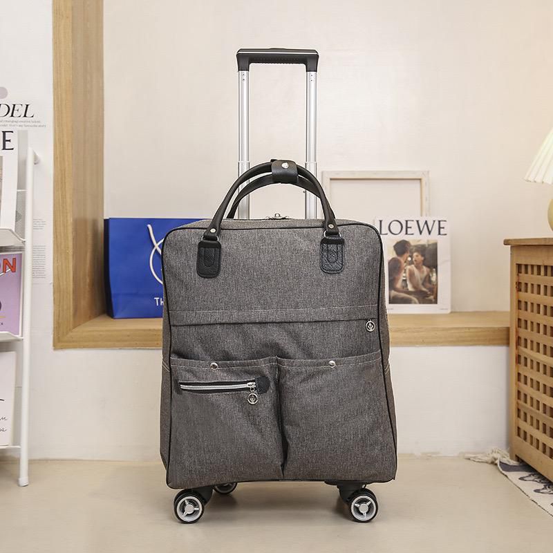 Reise Trolley Tasche mit Schultergurt Handgepäck Tasche