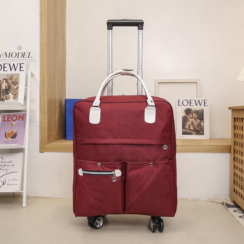 Reise Trolley Tasche mit Schultergurt Handgepäck Tasche
