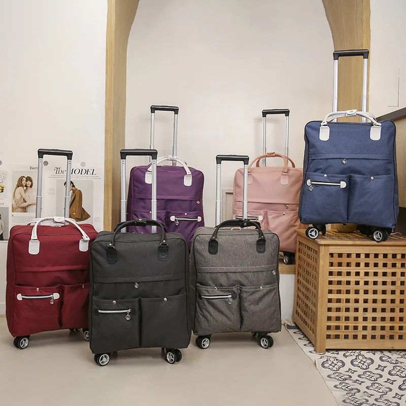Reise Trolley Tasche mit Schultergurt Handgepäck Tasche