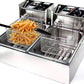 Frendorf | 12Litre Doppelter Frittiergerät