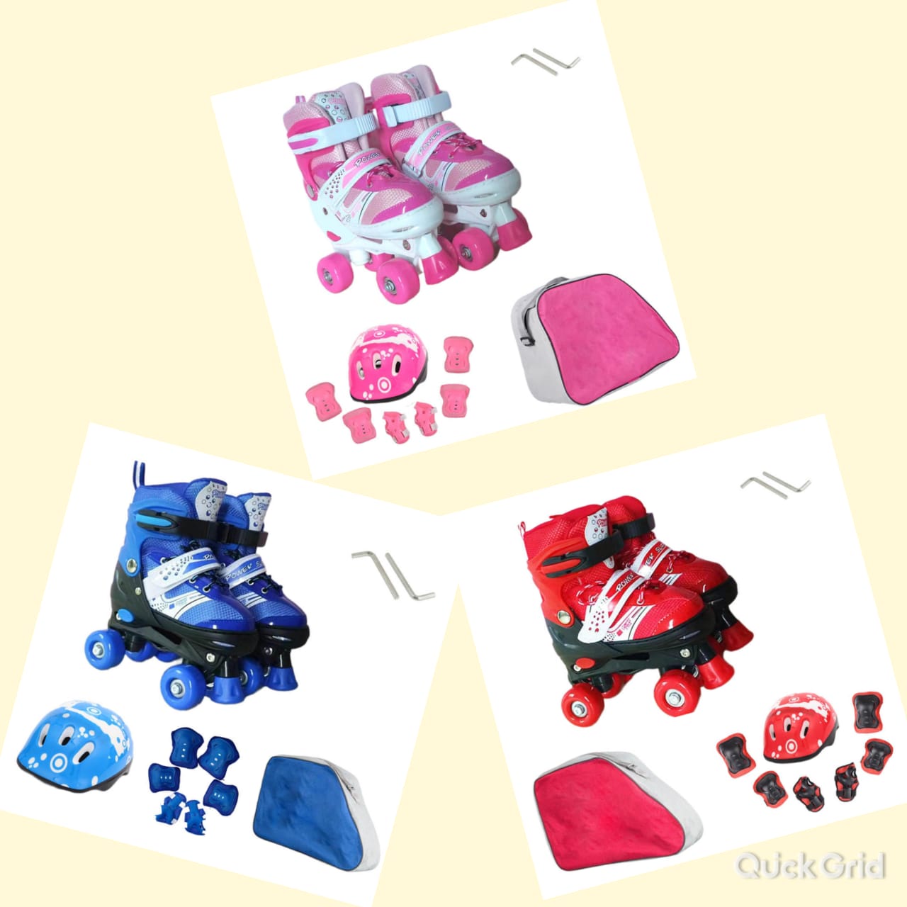 Skate Schuhe und Schutzausrüstung Set