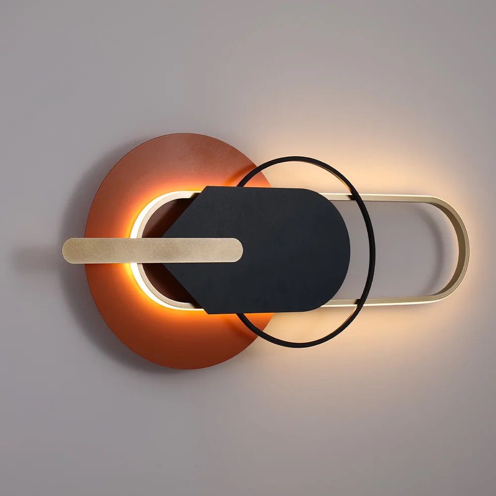 Frendorf | Schwarze LED Wandhalterung