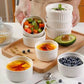 Frendorf | 6 Stück Ramekin Dessertschalen weiß