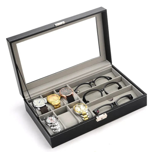 Frendorf | Tragbare Uhr + Brillen Organizer