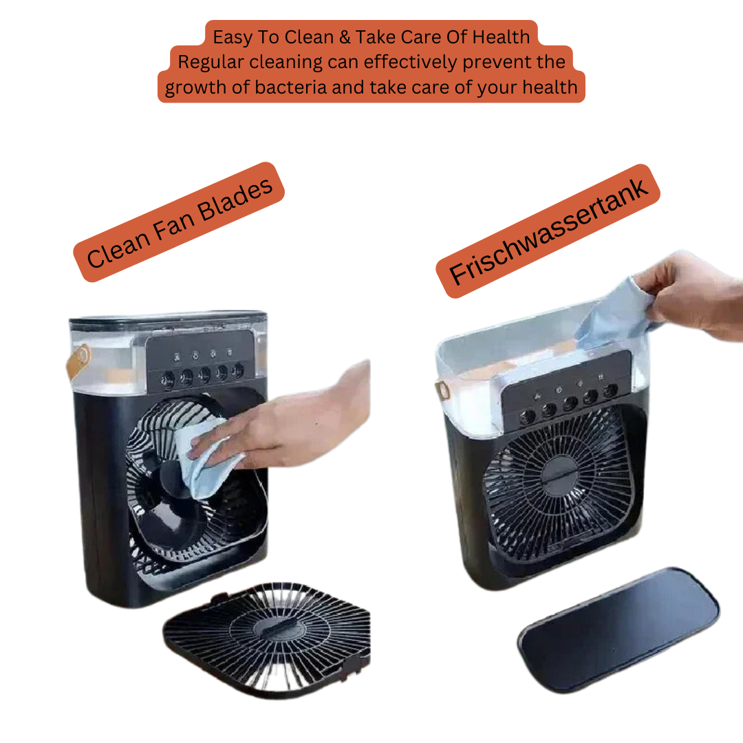 Frendorf | Tragbarer 3-in-1 Luftbefeuchter Ventilator Klimaanlage