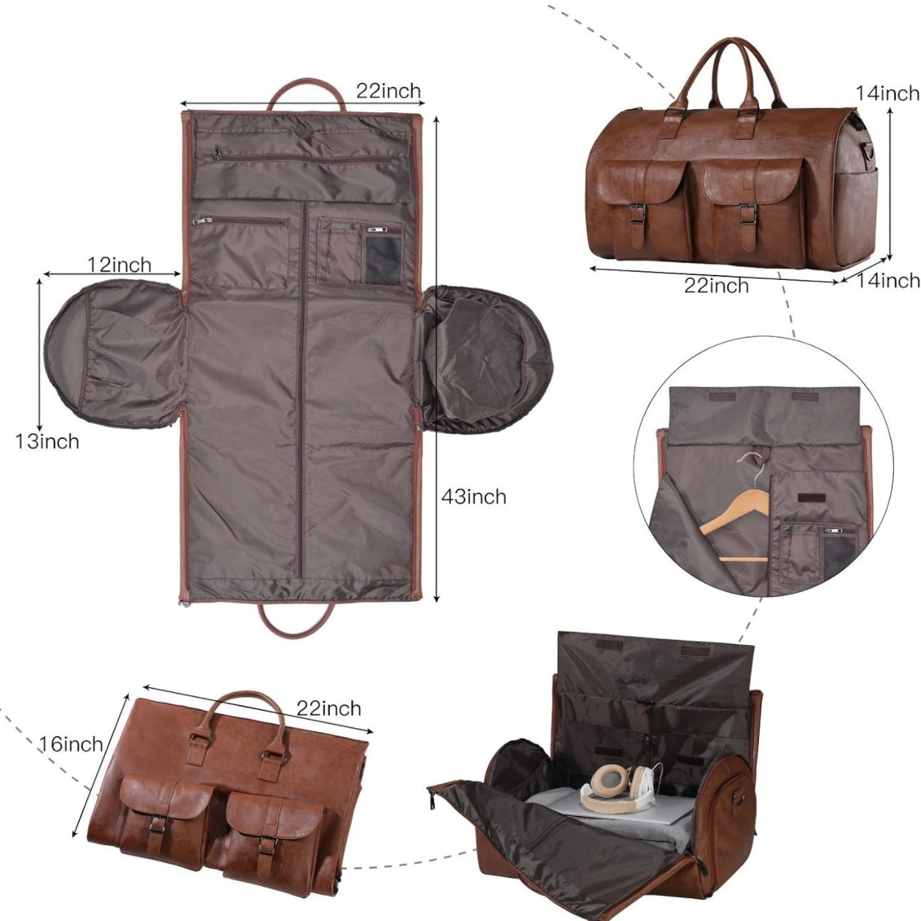 Frendorf | EasyPack | Umwandelbare Reisetasche