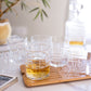Frendorf | HighlandTartan Altmodische Gläser im Tartan-Design | Set aus 2 | Hochwertige Whiskeygläser | Perfekt für Cocktails & Drinks