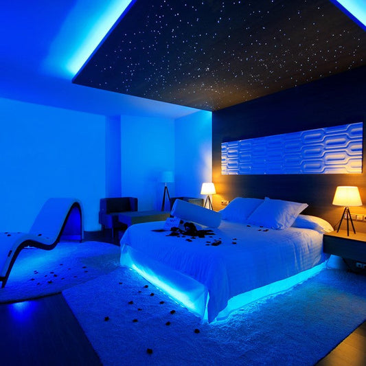 Wasserdichter Farb-LED-Streifen – Flexibles RGB-Licht mit Fernbedienung für drinnen und draußen – 5M/60 LEDs pro Meter