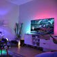 Wasserdichter Farb-LED-Streifen – Flexibles RGB-Licht mit Fernbedienung für drinnen und draußen – 5M/60 LEDs pro Meter