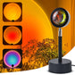 Sonnenuntergang Lampe, Romantisches Sonnenuntergang Licht USB Strom Tragbare Sonnenuntergang Nacht Licht Projektor für Raum/Home/Schlafzimmer/Dekor, Sonnenlampe für Fotografie, Party