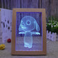 Hund RGB 3D optische Illusionslampe