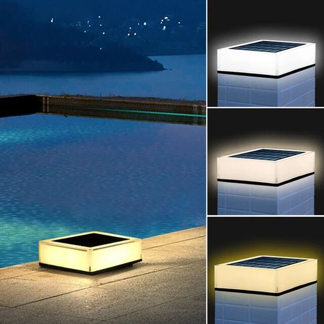 Frendorf | SolarNova Flache LED-Solarlampe | Energieeffizient | Außenbeleuchtung | Garten & Terrasse