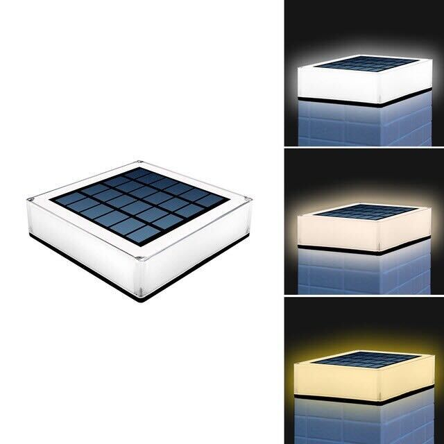 Frendorf | SolarNova Flache LED-Solarlampe | Energieeffizient | Außenbeleuchtung | Garten & Terrasse