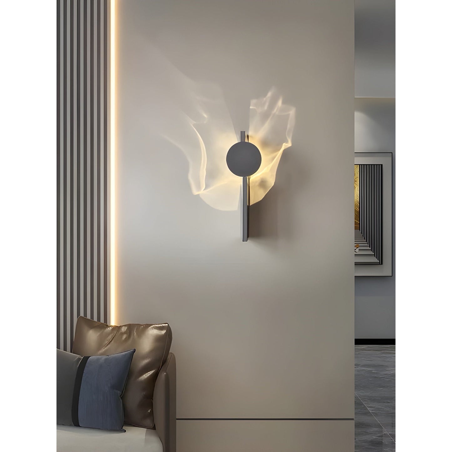 Frendorf | LumiAura Elegante LED-Wandleuchte – Minimalistisches Design