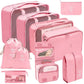 Frendorf | 10 Stück/Set Reisetaschen Organizer für Gepäckkoffer