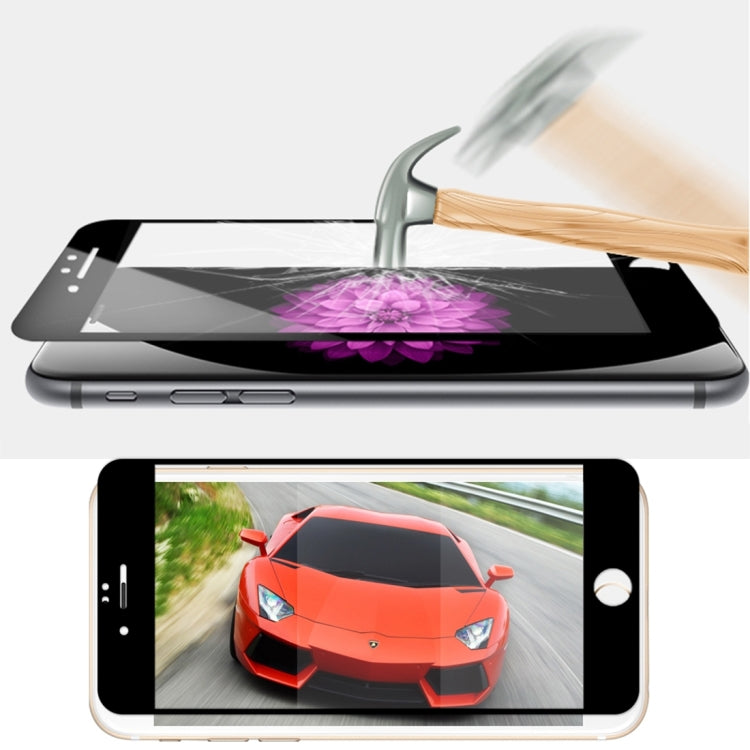 Frendorf | 0,26 mm 9H Oberflächenhärte 3D explosionsgeschütztes gehärtetes Glas-Schutzfolie für iPhone 6 Plus & 6s Plus (Schwarz)