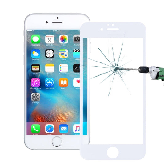 Frendorf | 0.26mm 9H Oberflächenhärte 3D Explosionsgeschütztes Gehärtetes Glas Bildschirmfolie für iPhone 6 Plus & 6s Plus (Weiß)