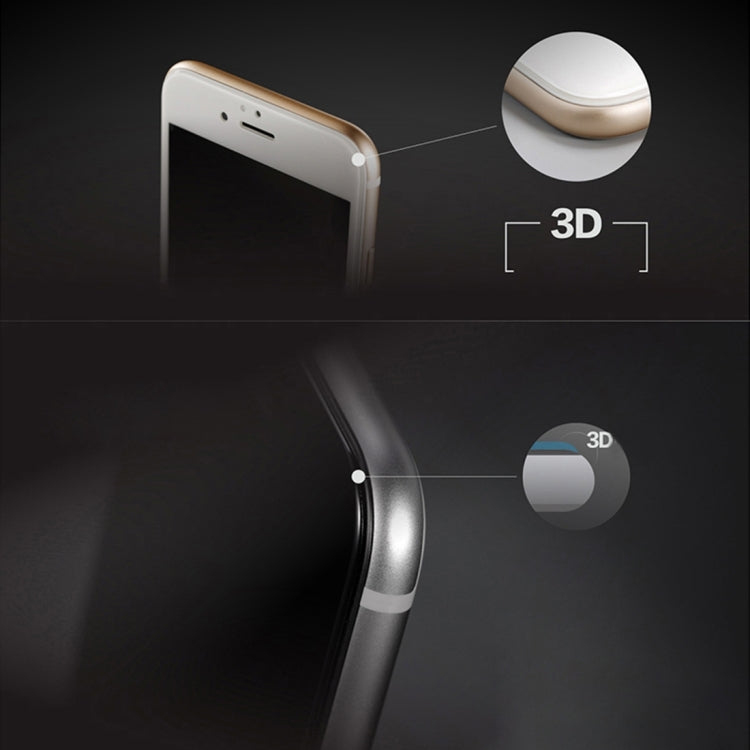 Frendorf | 0.26mm 9H Oberflächenhärte 3D Explosionsgeschütztes Gehärtetes Glas Bildschirmfolie für iPhone 6 Plus & 6s Plus (Weiß)