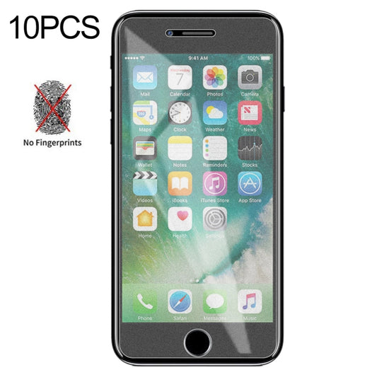 Frendorf | 10 PCS Nicht-Voll Matt Frosted Gehärtetes Glas Film für iPhone SE 2020 / 8 / 7