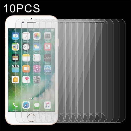 Frendorf | 10 PCS für iPhone 8 Plus & iPhone 7 Plus 0,26 mm 9H Oberflächenhärte 2,5D explosionssicheres gehärtetes Glas nicht Vollbildfilm