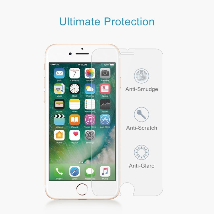 Frendorf | 10 PCS für iPhone 8 Plus & iPhone 7 Plus 0,26 mm 9H Oberflächenhärte 2,5D explosionssicheres gehärtetes Glas nicht Vollbildfilm