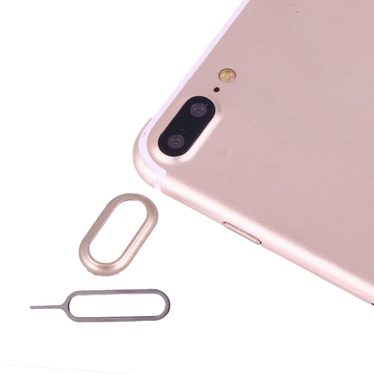 Frendorf | Für iPhone 7 Plus Rückkamera Objektiv Schutzabdeckung mit Nadel (Gold)