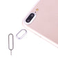 Frendorf | Für iPhone 7 Plus Rückkamera Linsen Schutzabdeckung mit Nadel (Silber)