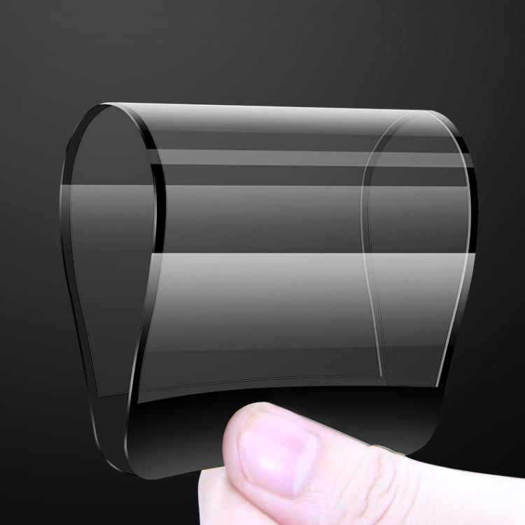 Frendorf | 0.1mm 9H Vollbild Flexible Faser Gehärtetes Glas Folie für iPhone SE 2020 / 8 / 7 (Schwarz)