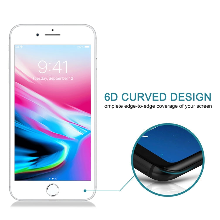 Frendorf | 9H 6D Anti-Peep Gehärtetes Glas Folie für iPhone SE 2020 / 8 / 7 (Weiß)