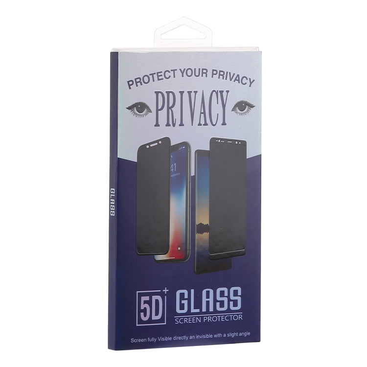 Frendorf | 0,26 mm 9H 3D Hochtransparent Privatsphäre Anti-Reflexion Gehärtete Glasfolie für iPhone 8 & 7 (Schwarz)