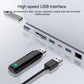 Frendorf | 11 in 1 RJ45 + 87W PD + SD/TF + USBx3 + HDMI + VGA + 3.5mm AUX zu Type-C HUB Adapter