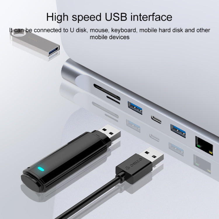 Frendorf | 11 in 1 RJ45 + 87W PD + SD/TF + USBx3 + HDMI + VGA + 3.5mm AUX zu Type-C HUB Adapter