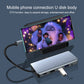 Frendorf | 12 in 1 RJ45 + 100W PD + SD/TF + USB3.0x5 + HDMI + VGA + 3.5mm AUX zu Type-C HUB Adapter